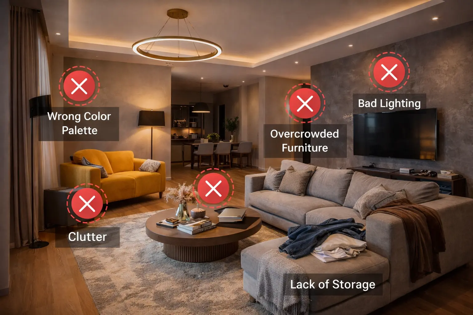 Interior Design Mistakes to Avoid in Thane Homes | 2026 Guide